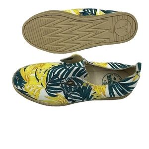Anthropologie ARMISTICE Tropical Espadrille Slip on Summer Shoes 7